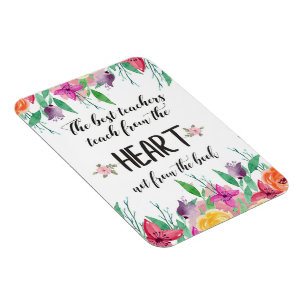 Magnet Flexible Meilleur enseignant Appréciation devis cadeau Merc