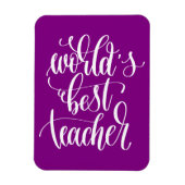 Magnet Flexible Meilleur enseignant du monde (Vertical)