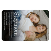 Magnet Flexible Meilleur Ever Stepmaman, Stepmère Définition Photo (Horizontal)