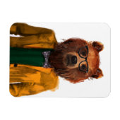 Magnet Flexible Meilleur ours habillé (Horizontal)