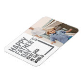 Magnet Flexible Meilleur papa à la Fête des pères mondiale | Magne (Côté Gauche)