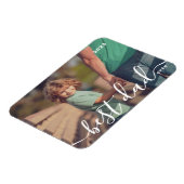 Magnet Flexible Meilleur Papa Jamais Moderne Simple Jouer Script P (Côté Gauche)