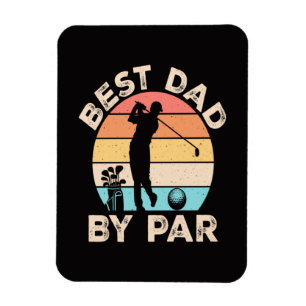 Magnet Flexible Meilleur Papa Par Golfing