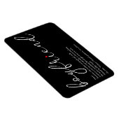 Magnet Flexible Meilleur Petit Ami Définition Script Amour Cœur (Côté Droit)