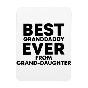 Magnet Flexible Meilleur petit-papa jamais vu de petite-fille