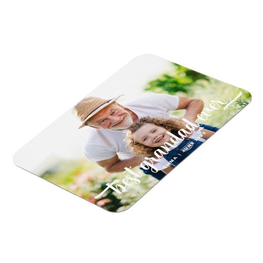 Magnet Flexible Meilleur script de grand format jamais photo (Côté Gauche)