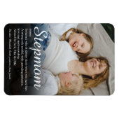 Magnet Flexible Meilleur Stepmaman, Stepmère Définition Script Pho (Horizontal)