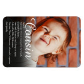 Magnet Flexible Meilleure définition de cousine au monde (Horizontal)