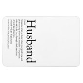 Magnet Flexible Meilleure définition du mari au monde (Horizontal)