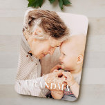 Magnet Flexible Meilleure grand-mère du monde depuis 20XX Photo si<br><div class="desc">Ce design simple et moderne est composé d'une typographie serif et cursive et d'ajouter une photo personnalisée</div>