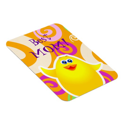 Magnet Flexible Meilleure maman ! (Côté Droit)