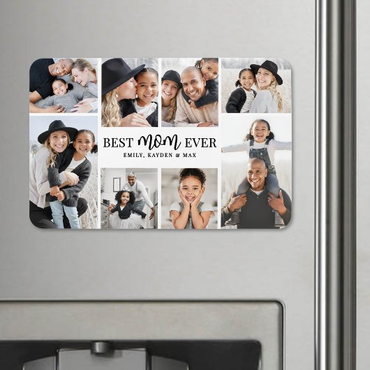 Magnet Flexible Meilleure Maman Collage de Photos