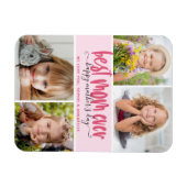 Magnet Flexible Meilleure maman Jamais Photo Fête des mères (Horizontal)