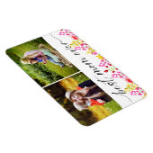 Magnet Flexible Meilleure Maman Jour des Mères Photo Collage Flora (Côté Droit)