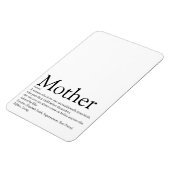 Magnet Flexible Meilleure Maman, Maman, Définition de Mère (Côté Gauche)