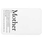 Magnet Flexible Meilleure maman, maman, maman, maman Définition (Horizontal)