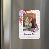 Magnet Flexible Meilleure Maman toujours personnalisée Photo de la