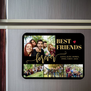 Magnet Flexible Meilleurs amis pour toujours collage de photos per
