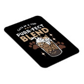 Magnet Flexible Mélange Purr-Fect : Conception de café pour le caf (Côté Droit)