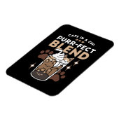 Magnet Flexible Mélange Purr-Fect : Conception de café pour le caf (Côté Gauche)