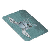 Magnet Flexible Mélangeur de béton bleu-gris (Côté Droit)