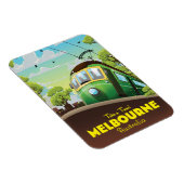 Magnet Flexible Melbourne Australie Tramway  (Côté Droit)