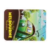 Magnet Flexible Melbourne Australie Tramway  (Horizontal)
