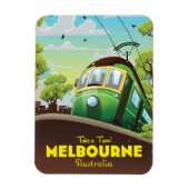 Magnet Flexible Melbourne Australie Tramway  (Vertical)