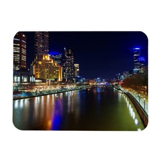 Magnet Flexible Melbourne la nuit (Horizontal)