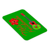 Magnet Flexible Mele Kalikimaka Ukulele (Côté Droit)