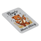 Magnet Flexible Mélodie de Banjo Heart (Côté Droit)