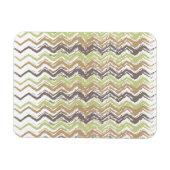 Magnet Flexible Melon Brandy Scribble ZigZag Motif (Horizontal)