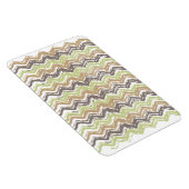 Magnet Flexible Melon Brandy Scribble ZigZag Motif (Côté Droit)