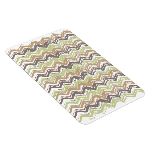 Magnet Flexible Melon Brandy Scribble ZigZag Motif (Côté Droit)