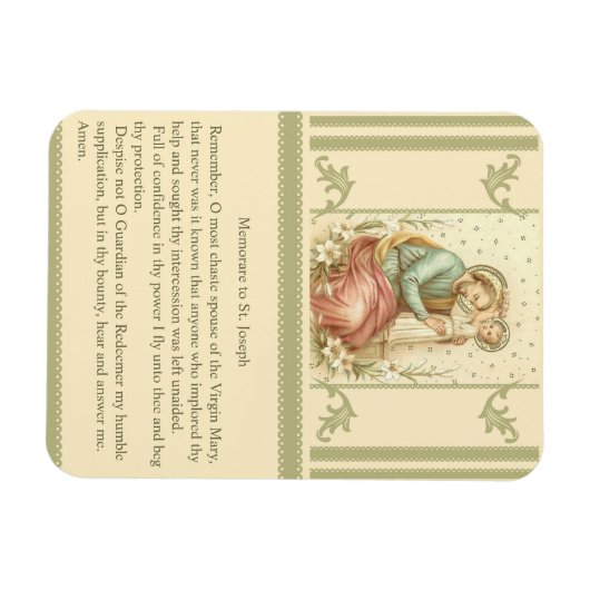 Magnet Flexible Mémoire à Saint-Joseph (Horizontal)