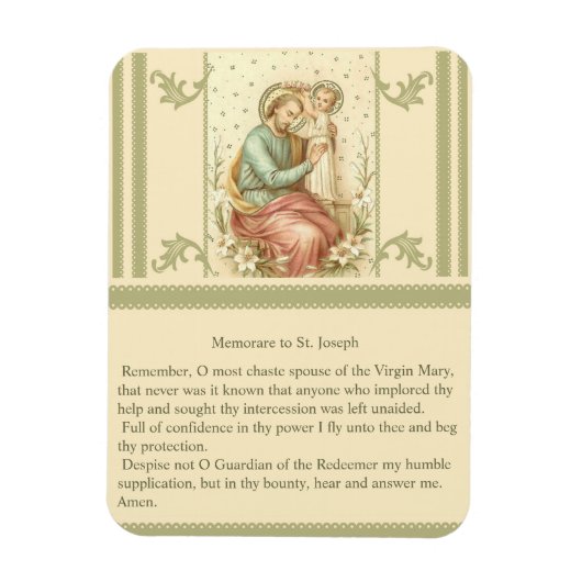 Magnet Flexible Mémoire à Saint-Joseph (Vertical)