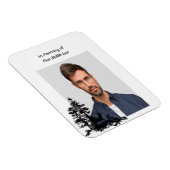 Magnet Flexible Mémoire Keepsaké Masculine Cerf (Côté Droit)