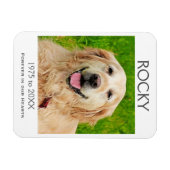 Magnet Flexible Mémorial | Aimant pour animaux (Horizontal)