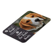 Magnet Flexible Mémorial beagle (Côté Gauche)