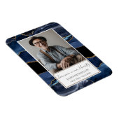 Magnet Flexible Mémorial Blue et Gold Photo Keepsaké (Côté Droit)