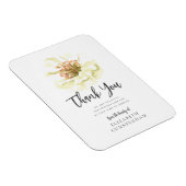 Magnet Flexible Mémorial botanique floral d'aquarelle moderne Merc (Côté Droit)