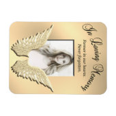 Magnet Flexible Mémorial Gold Love (Horizontal)
