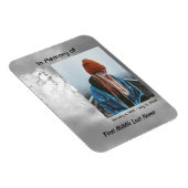 Magnet Flexible Memorial Keepsake Angel Sky Clouds (Côté Droit)