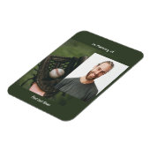 Magnet Flexible Memorial Keepsake Baseball Game Player  (Côté Gauche)