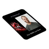 Magnet Flexible Memorial Keepsake Baseball Softball  (Côté Droit)