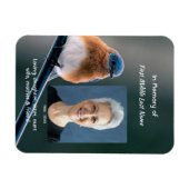 Magnet Flexible Memorial  Keepsake Bluebird Garden Bird  (Horizontal)