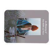 Magnet Flexible Memorial Keepsake Card Dragonfly Dewdrops (Horizontal)