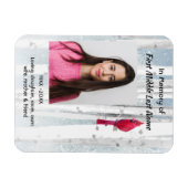 Magnet Flexible Memorial Keepsake Cardinal Bird (Horizontal)