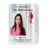 Magnet Flexible Memorial Keepsake Cardinal Bird (Vertical)