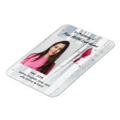 Magnet Flexible Memorial Keepsake Cardinal Bird (Côté Gauche)